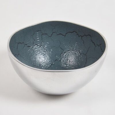 Handmade Aluminium Grey Bowl