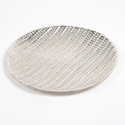 Honeycomb Textured Silver-Toned Aluminium Plate