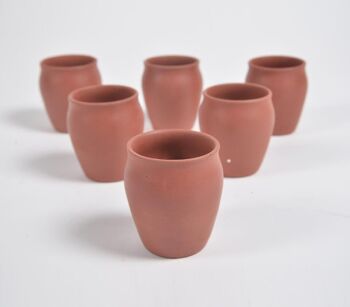 Verres Kulhad en poterie en terre cuite (Ensemble de 6) 2