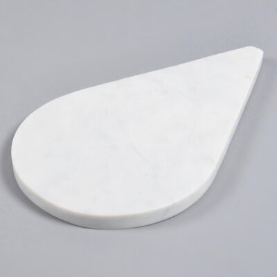 Hand Cut Drop-Shaped Marble Cheese Board