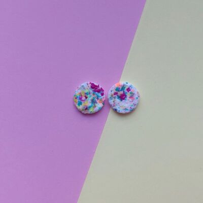 Sprinkles zero waste circle earrings