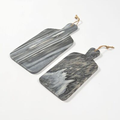 Grey Marble cheese boards (set of 2)