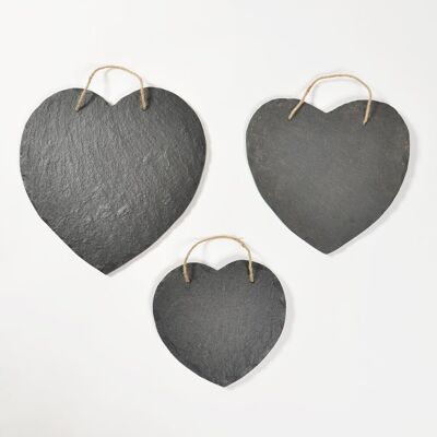 Heart-shaped Cheese boards (set of 3)