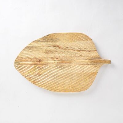 Leaf Cut Mango Wood Cheese board
