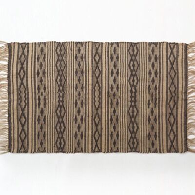 Cotton & Jute rug with End Tassels