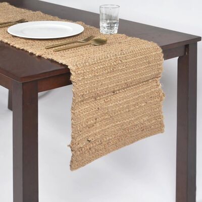 Chemin de table en jute naturel