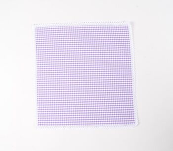 Serviettes de table violettes à carreaux (Ensemble de 4) 2