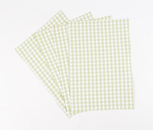 Mini Checkered Cotton Placemats (set of 4)