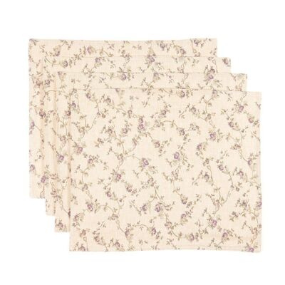 Floral Printed Placemats (Set of 4)