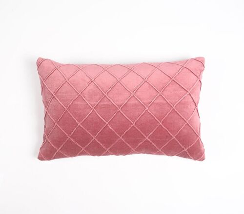 Dyed Cotton Lumbar Cushion Cover