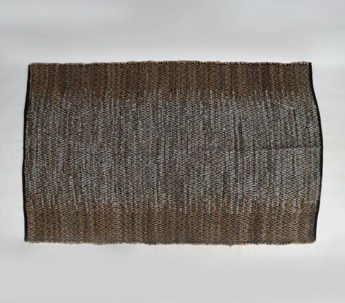 Abstract Ombre Handwoven Jute & Cotton Rug