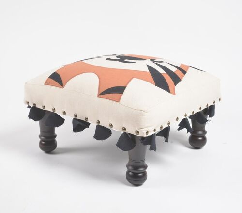 Statement Tiger Upholstered Bench