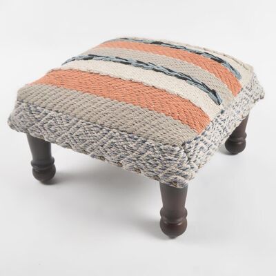 Multicolor Stripe Deco Upholstered Bench