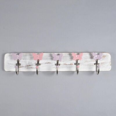 Pastel & Distressed Wood Wall hook