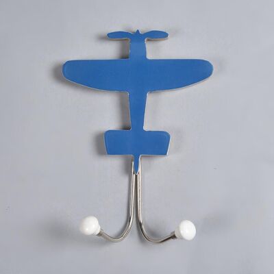Airplane-Shaped Wooden Wall Hook