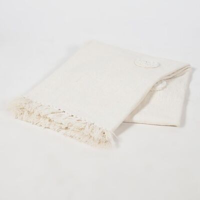 Minimal Textured Handwoven Throw