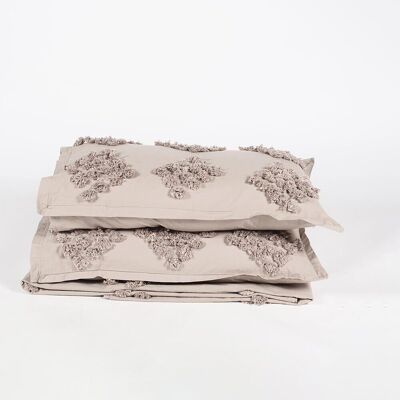 Diamond Embellished Cotton Duvet & Pillocover set