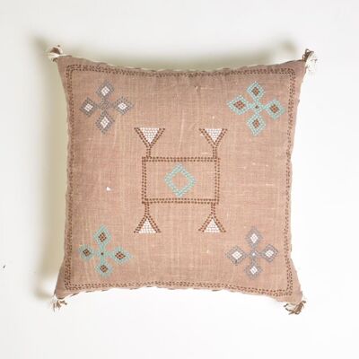 Pastel Embroidered Cushion cover