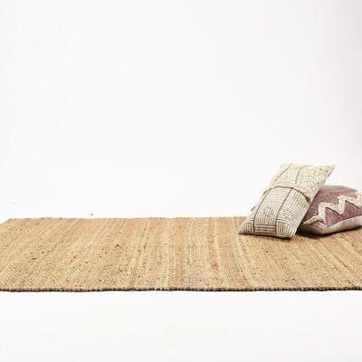 Handgewebter Teppich aus natürlicher Jute