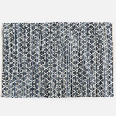 Tapis en coton et jute Diamond Design