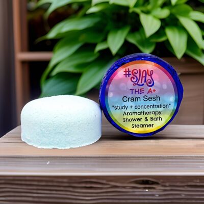Cram Sesh Study Aromatherapy Shower Bath Steamer VEGAN