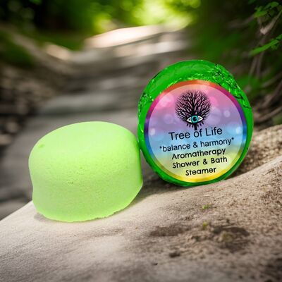 Tree of Life Balance Aromatherapy Shower Bath Steamer VEGAN