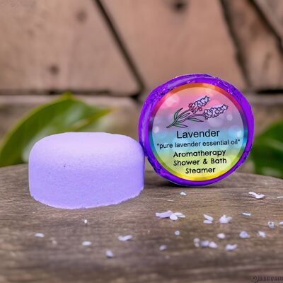 Lavender Aromatherapy Shower Bath Steamer VEGAN