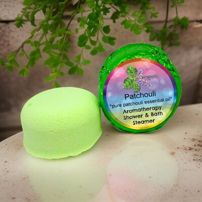 Patchouli Aromatherapy Shower Bath Steamer VEGAN