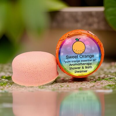 Sweet Orange Aromatherapy Shower Bath Steamer VEGAN