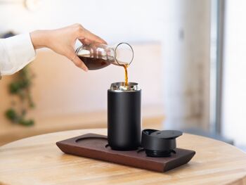 Fellow Carter Move Mug avec fonction de verrouillage coulissant, tasse à café (noir mat, 354 ml) 2