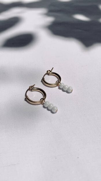 Boucles d’oreilles ESMÉE - goldfilled 14 carats 1