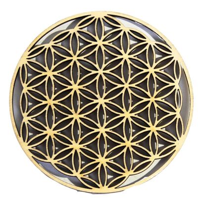 hollow flower of life in wood cut from 5 to 50cm depending on the model