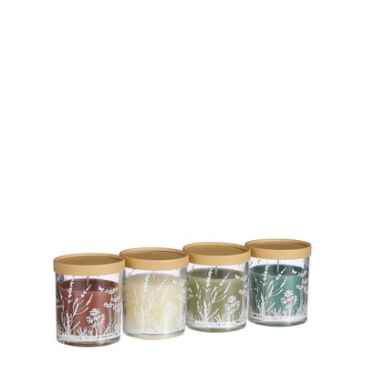 Set of scented candles