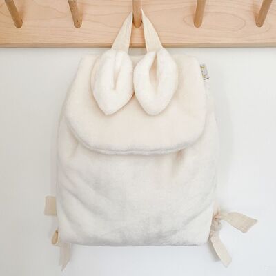 Rabbit cuddly backpack