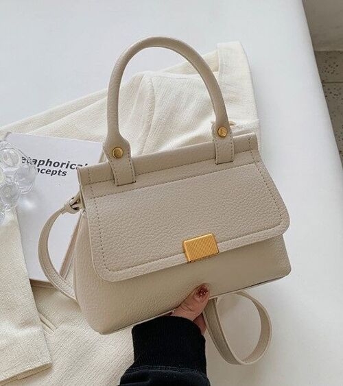 AnBeck ` Nostalgic Lady´ kleine klassische Handtasche (Weiß)