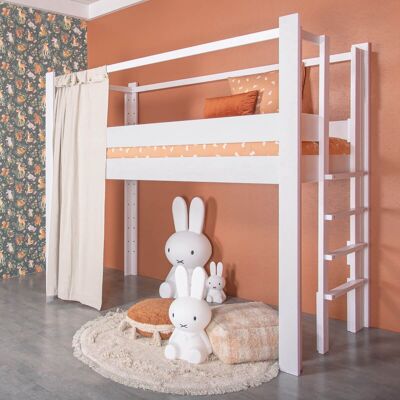 Funda nórdica RABBITS naranja 140x200cm y funda de almohada 60x60cm