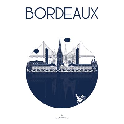 Poster BORDEAUX La città