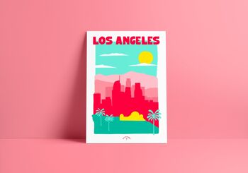 Affiche ville Los Angeles 3