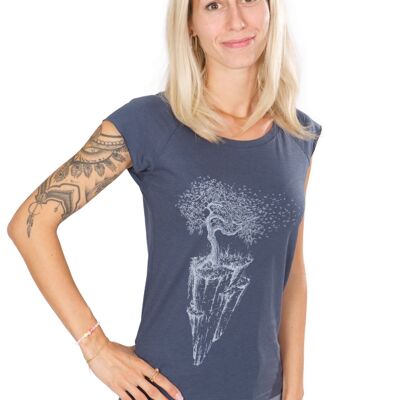 Fairwear Camisa Bamboo Mujer Denim Blue Maple Island