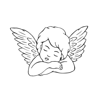 Sioou temporary tattoo - Angel x5