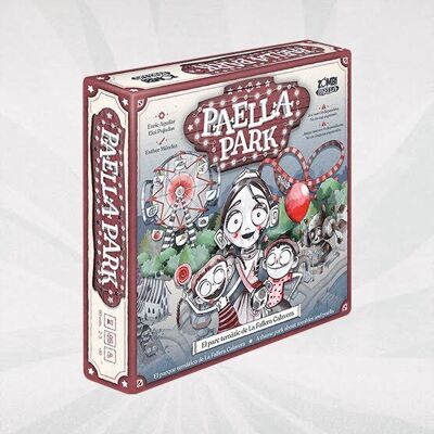 Paella Park board game: the Fallera Calavera theme park