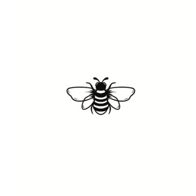 Sioou temporary tattoo - The black bee x5
