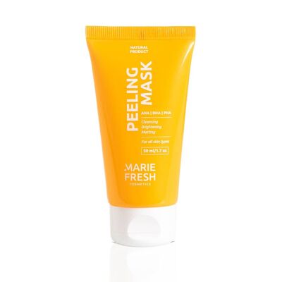 Masque peeling aux acides Aha, Bha et Pha pour tous les types de peau