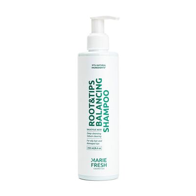 Shampoo riequilibrante Root & Tips per radici grasse e punte secche