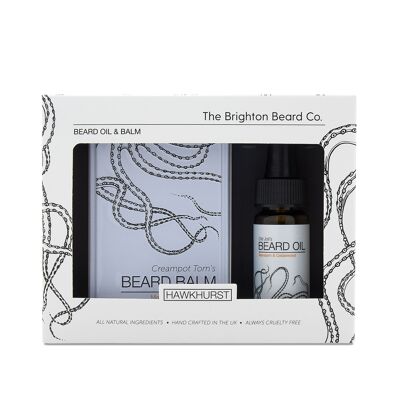 Coffret cadeau baume et huile pour barbe Hawkhurst