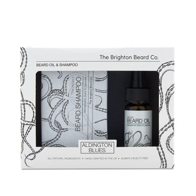 Aldington Blues Beard Oil & Shampoo Gift Set