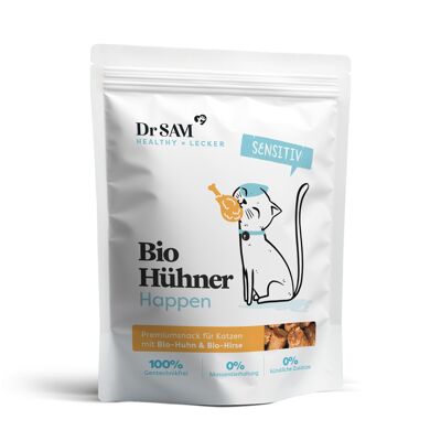Chicken bites 80g treats for cats