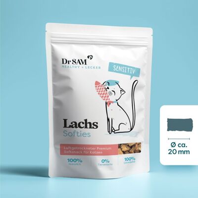 Salmon Softies 100g treats for cats