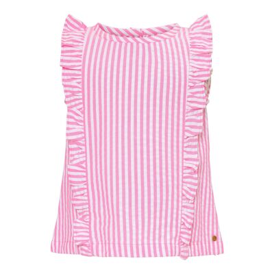 Zwaantje Top slv/less - Rosa neón