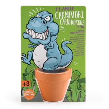 Carte nature - T-Rex - Plante carnivore 4